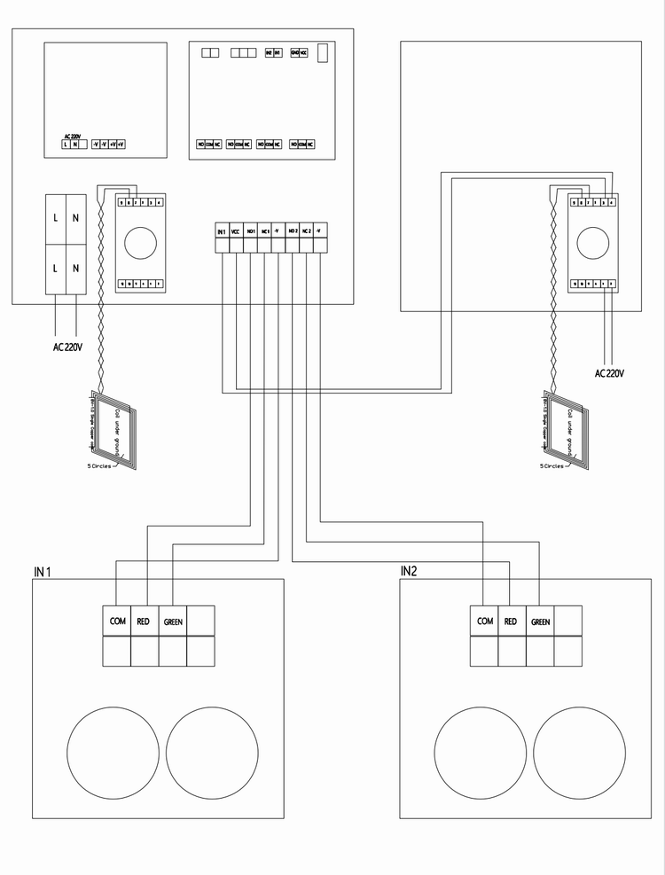 Traffic light wiring